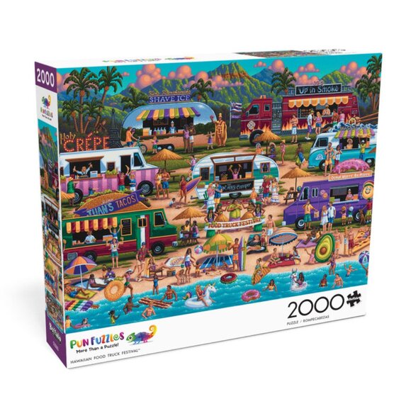 Buffalo Games Other - Buffalo Games Hawaiian Food Truck Festival 2000 Piece Jigsaw Puzzle